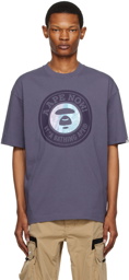 AAPE by A Bathing Ape Purple Basic T-Shirt