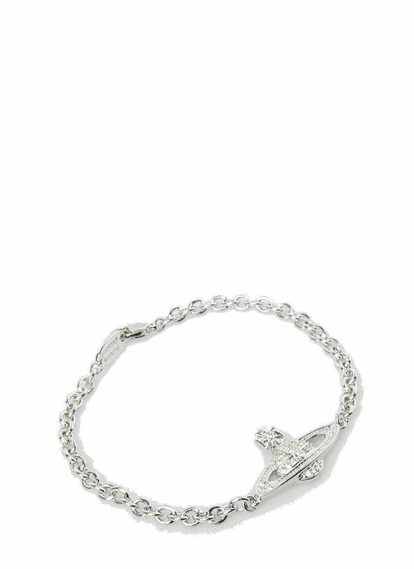Photo: Vivienne Westwood - Mini Bas Relief Chain Bracelet in Silver