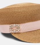 Roger Vivier Broche Vivier newsboy cap