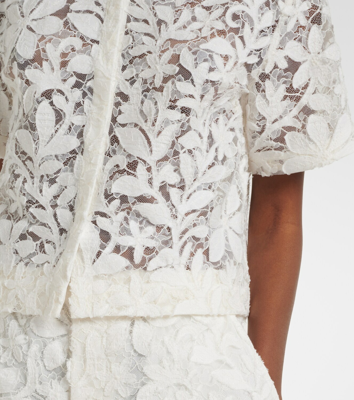 Simkhai Cotton lace shirt
