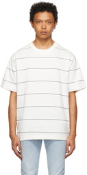 Levi's Made & Crafted White & Navy Stripe Loose T-Shirt