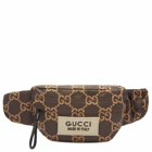 Gucci Men's GG Ripstop Waist Bag in Beige