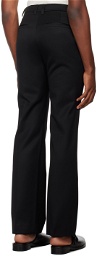System Black Pleated Trousers