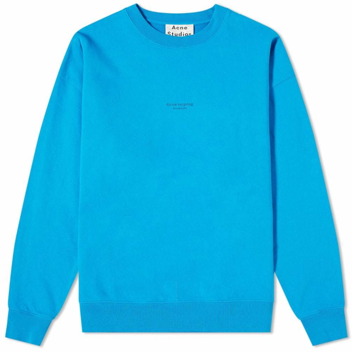 Photo: Acne Studios Femke Logo Crew Sweat