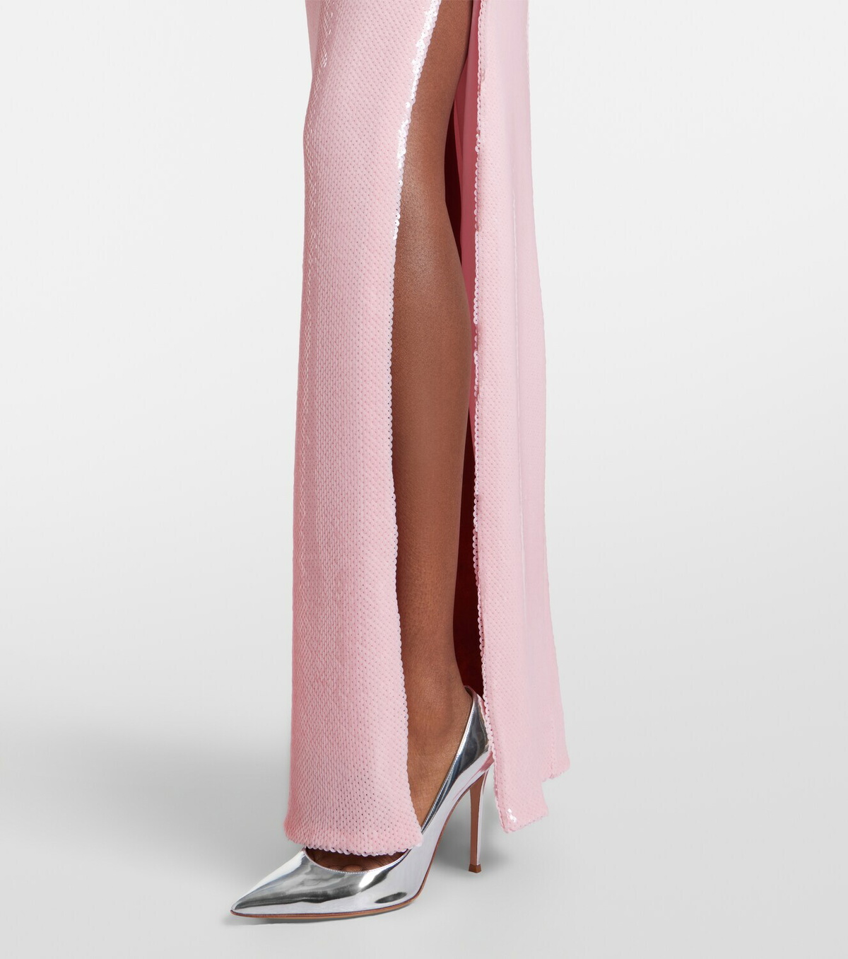 Rodarte Sequined peplum gown