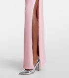 Rodarte Sequined peplum gown