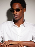 Dior Eyewear - DiorBlackSuit S21U Square-Frame Gold-Tone Sunglasses