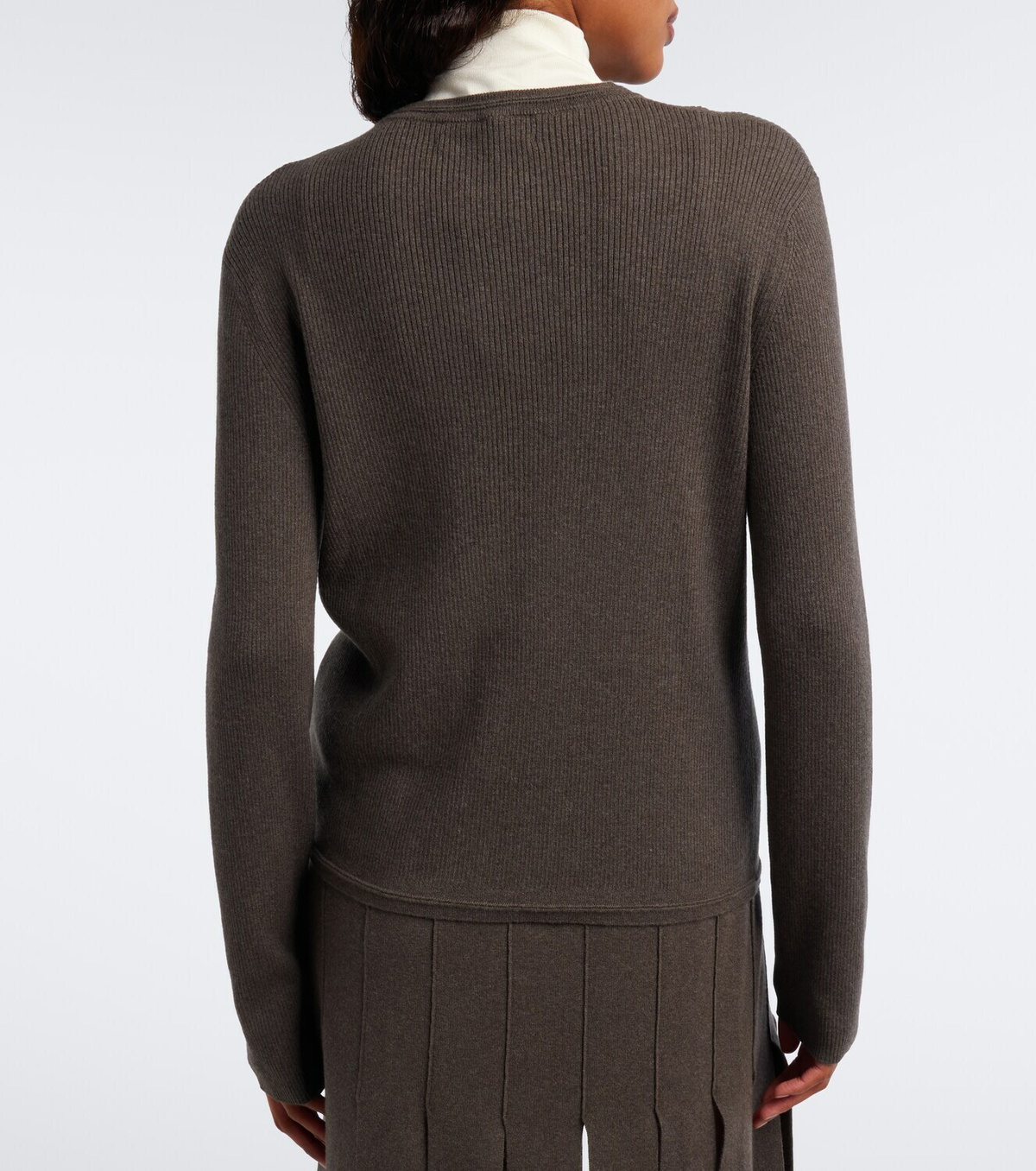 Lisa Yang Abeena cotton and cashmere cardigan