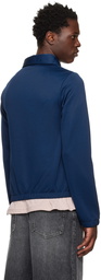 Acne Studios Blue Zip Sweater