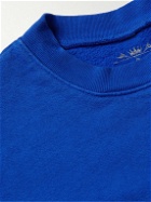 Throwing Fits - Logo-Print Cotton-Jersey Sweatshirt - Blue
