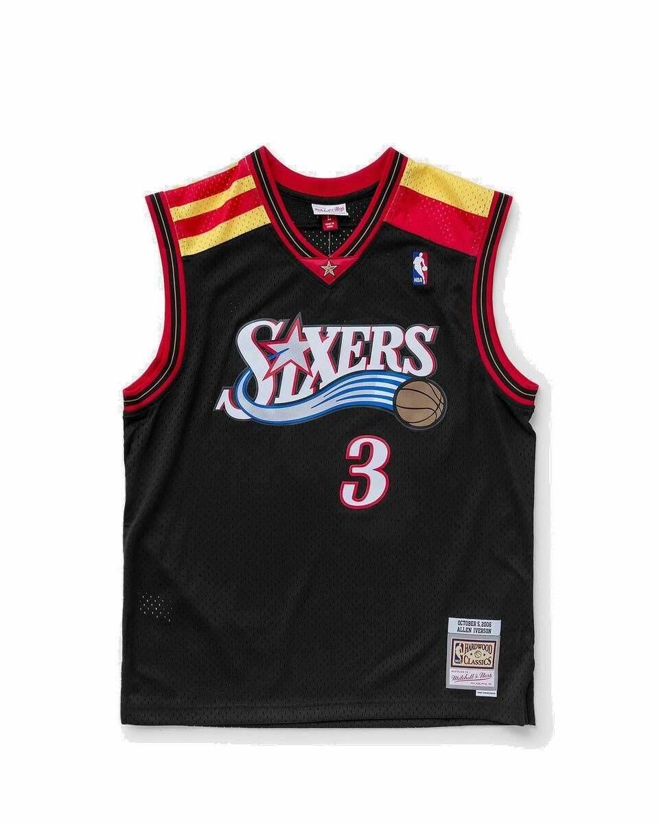 Photo: Mitchell & Ness Nba Swingman Jersey Philadelphia 76 Ers Alternate 2006 07 Allen Iverson #3 Black - Mens - Jerseys