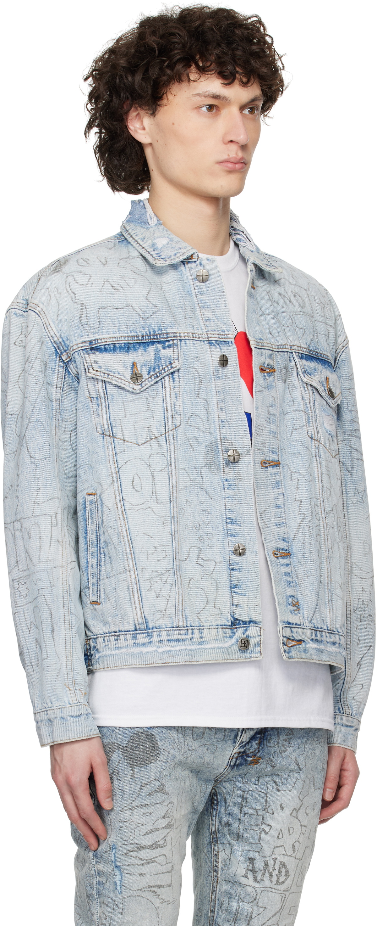 Ksubi Blue Oh G Denim Jacket