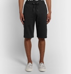 McQ Alexander McQueen - Logo-Appliquéd Loopback Cotton-Jersey Drawstring Shorts - Black