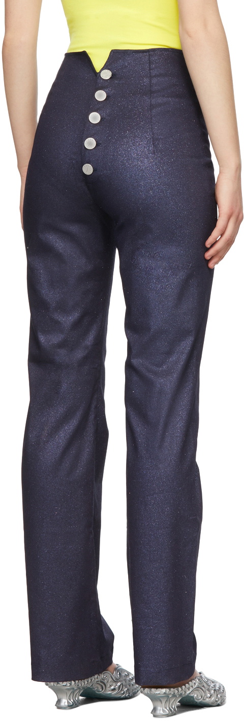 Maisie Wilen Indigo Shimmer Contra Jeans