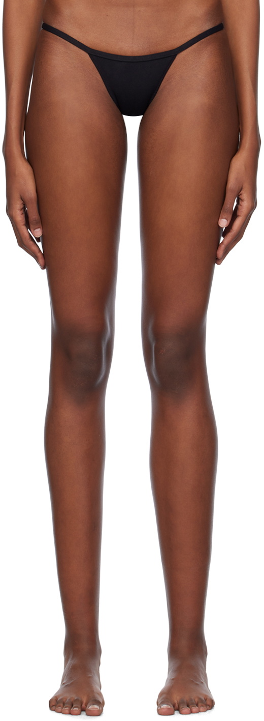 ÉTERNE Black Thea 90s Bikini Bottom
