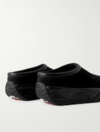 Nike - ACG Rufus Leather-Trimmed Suede Slip-On Sneakers - Black