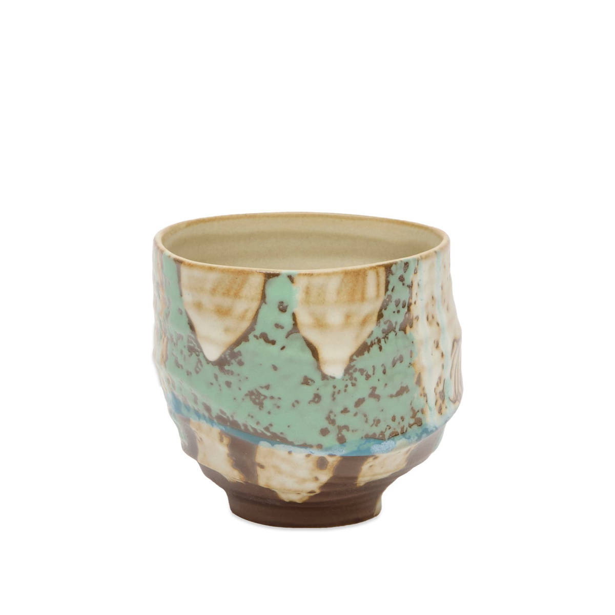HKliving Artist Ceramics Coffee Cups - Set of 4 in Multi 