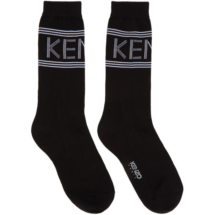 Photo: Kenzo Black Logo Sport Socks 