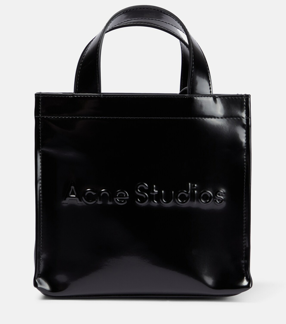 Acne Studios Mini logo-embossed tote bag Acne Studios