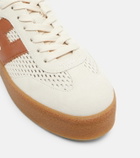 Hogan H698 suede platform mules
