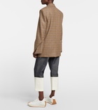 Loewe - Checked wool blazer