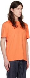 Vince Orange Garment-Dyed T-Shirt