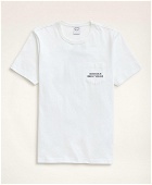 Brooks Brothers Men's Henry Icons Pocket T-Shirt | White