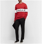 Givenchy - Logo-Intarsia Cotton Sweater - Red
