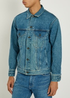 Blue Blue Panelled Denim Jacket