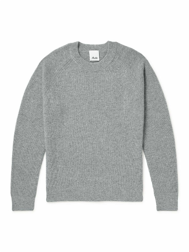 Photo: Allude - Ribbed Cashmere-Blend Sweater - Gray