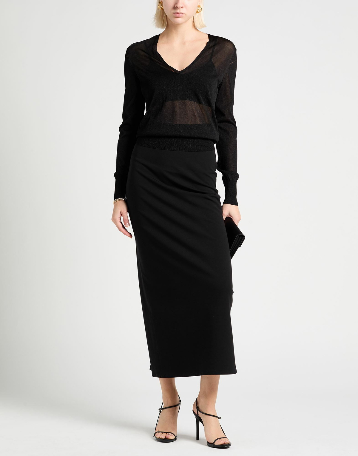 Sapio Womens Sweater in Black