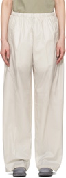 Gabriela Coll Garments Beige No.287 Technical Flap Pocket Trousers