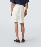 Zegna Cotton and linen Bermuda shorts