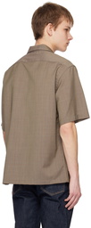 Barena Brown Donde Triola Shirt