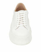 Jil Sander Womens Sneakers in Off white