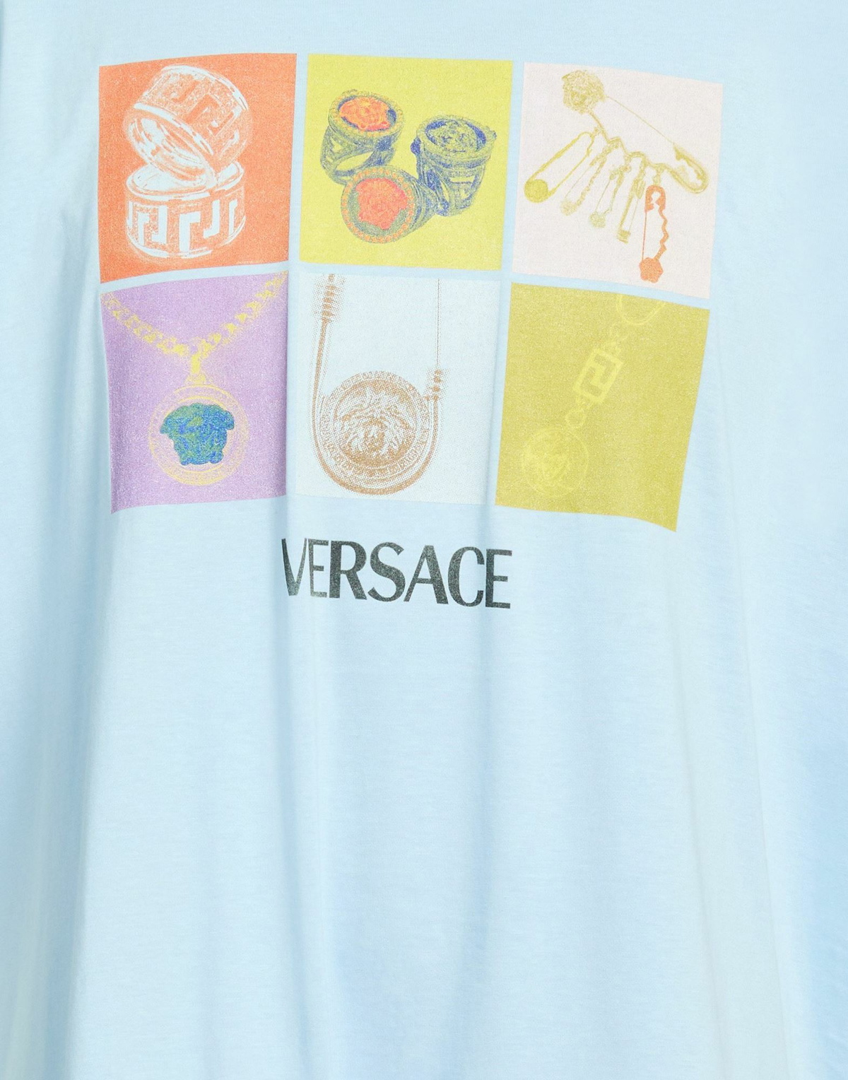 Versace Mens T-shirt Azure