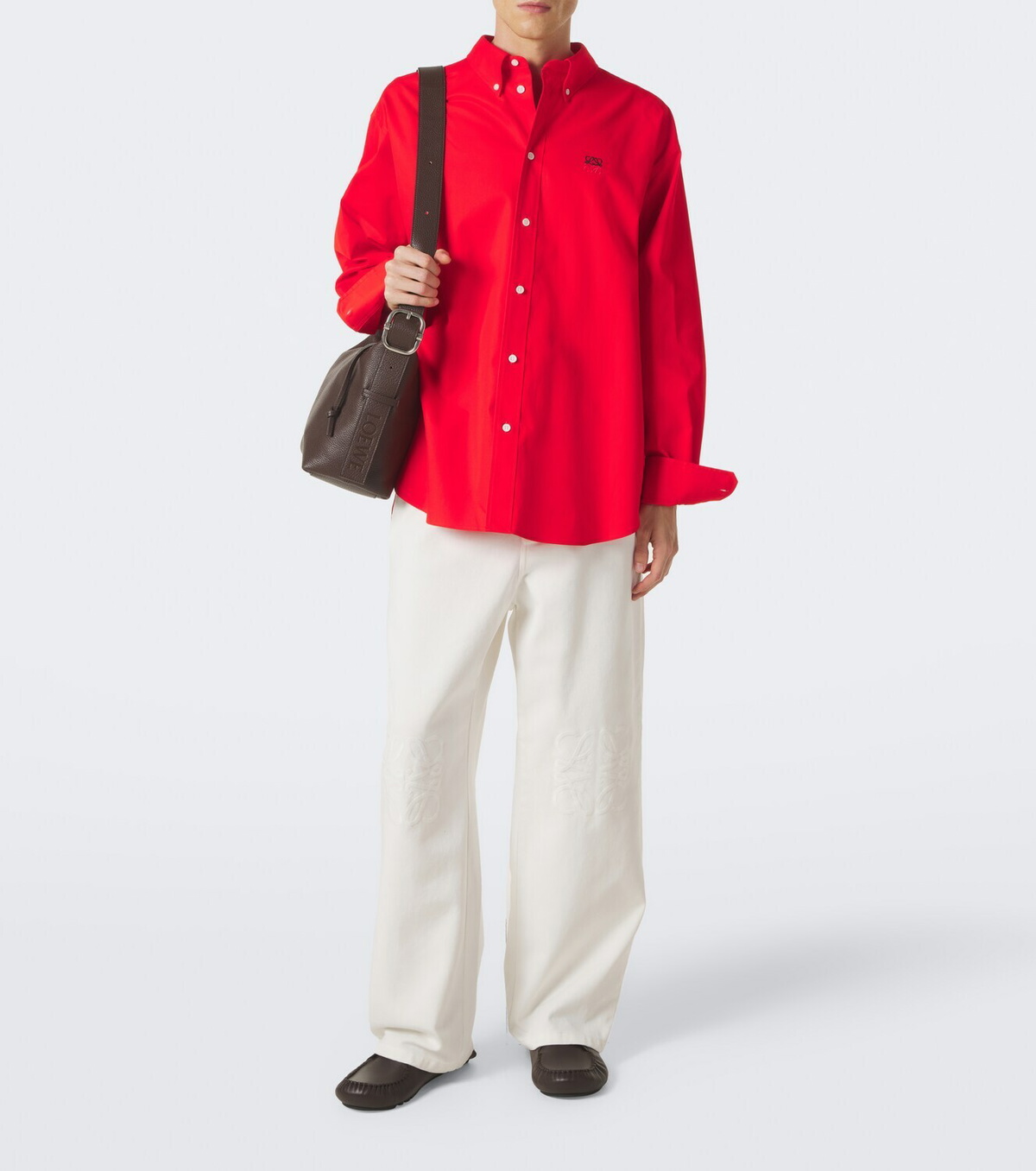 Loewe Anagram cotton twill shirt