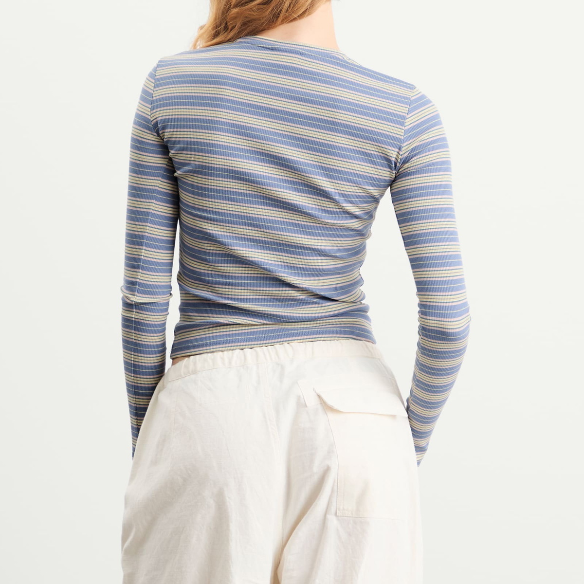SUNDAYFRUITMARKET Women's Long Sleeve Sun Top in Skyblue