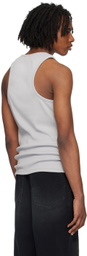 RTA Gray Flocked Tank Top