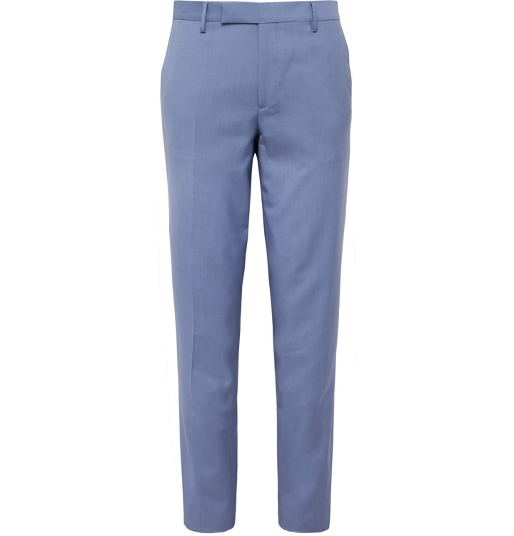 Photo: Paul Smith - Soho Slim-Fit Wool and Mohair-Blend Suit Trousers - Blue