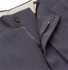 Rochas - Virgin Wool and Cotton-Blend Gabardine Trousers - Gray