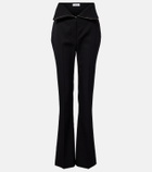 McQueen Wool bootcut pants