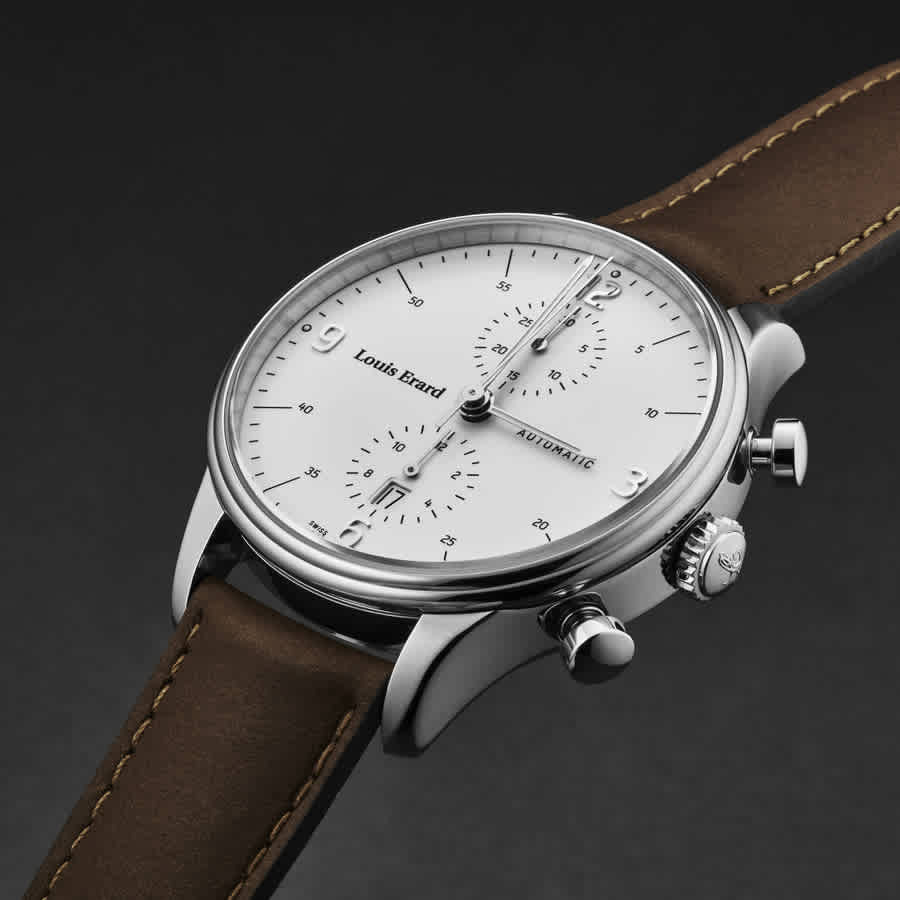 Louis Erard Heritage Chronograph Automatic Silver Dial Mens Watch 78289AA01.BVA01