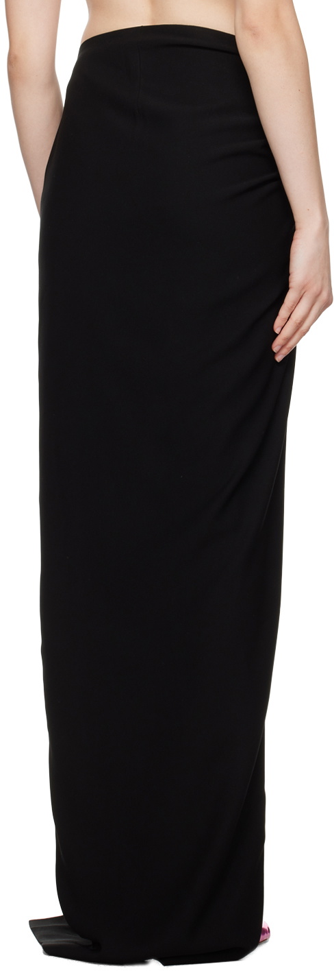 Mônot Black Torpedo Maxi Skirt