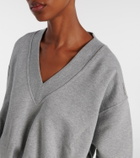 Sportmax Colleg cotton-blend jersey sweatshirt