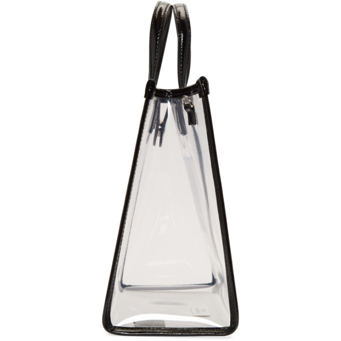 Versus Transparent PVC Mini Hearts Tote