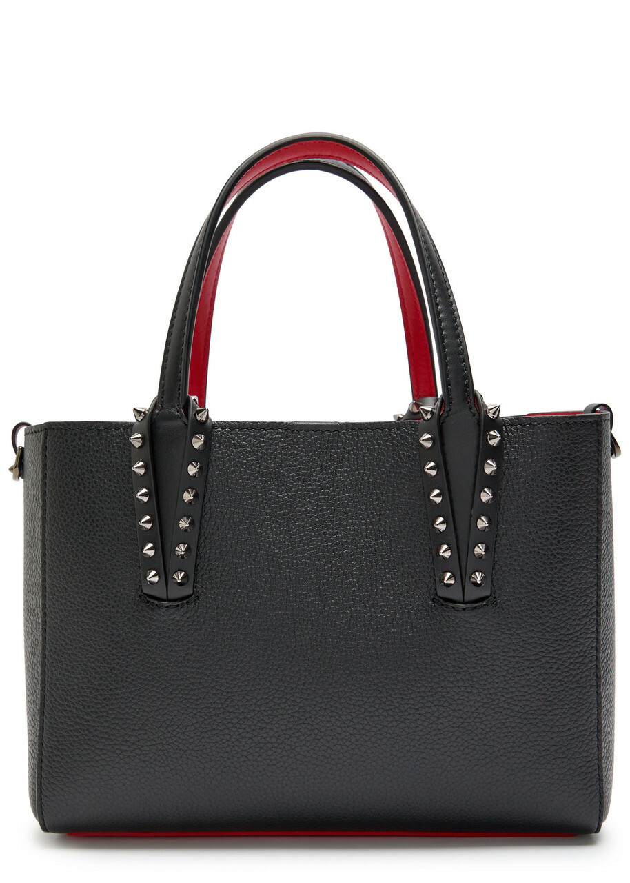 Christian Louboutin Cabata Mini Grained Leather Tote - Black - One Size