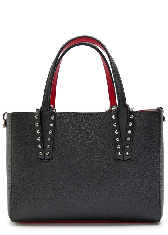 Photo: Christian Louboutin Cabata Mini Grained Leather Tote - Black - One Size