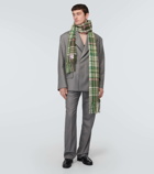 Acne Studios Fringed checked scarf