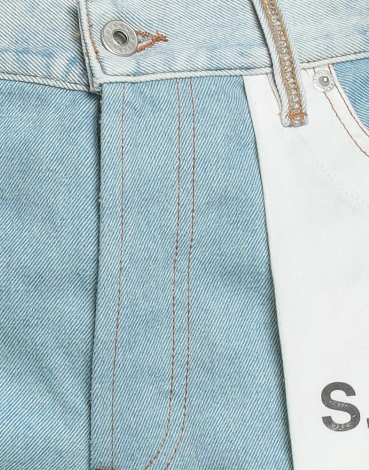 Heron Preston Womens Denim shorts in Blue